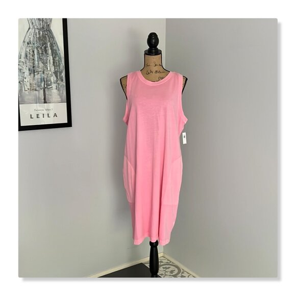 Old Navy Sleeveless Vintage Mini Shift Dress Sz XL NWT - Picture 2 of 9